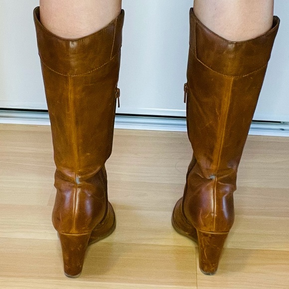 Wedged Cowboy Boots - Picture 5 of 14